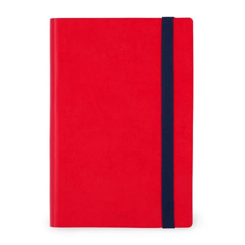 Agenda 2023-2024 Legami, 12 mesi, settimanale, medium, con notebook, colors  - RED PASSION Legami 2023