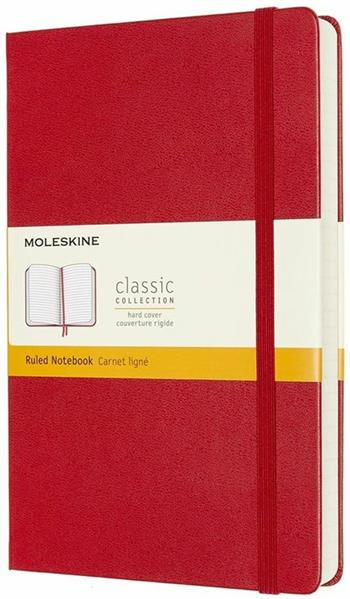 Taccuino Moleskine Expanded Large a righe copertina rigida. Rosso  Moleskine 2020 | Libraccio.it