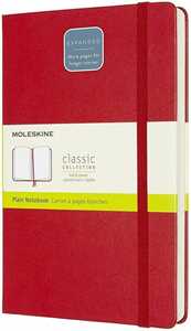 Taccuino Moleskine Expanded Large a pagine bianche copertina rigi...