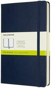 Taccuino Moleskine Expanded Large a pagine bianche copertina rigida. Blu