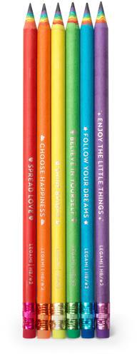 Set di Matite Legami - "Happiness For Every Day - 6 Matite HB Graphite Pencils"  	Legami 2023 | Libraccio.it