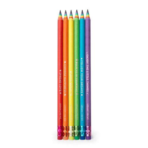 Set di Matite Legami - Happiness For Every Day - 6 Matite HB Graphite  Pencils Legami 2023
