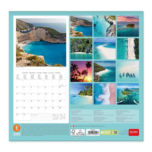 Calendario Legami 2023, The Sea 30 x 29 cm Legami 2022 Libraccio.it