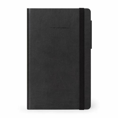 Quaderno My Notebook - Medium Lined Black Legami 2022