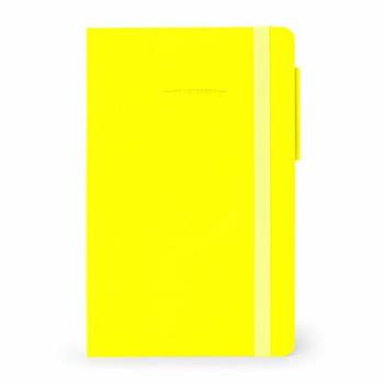 Quaderno My Notebook - Medium Lined Neon Yellow  Legami 2022 | Libraccio.it
