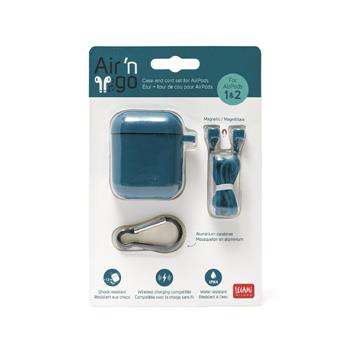 Custodia Airpod 1-2 Legami con cordino Blu petrolio  Legami 2021 | Libraccio.it