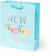 Sacchetto regalo Legami Gift Bag Large New Baby Boy. Nascita Bambino
