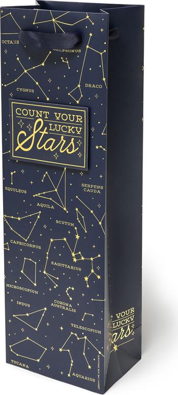 Sacchetto regalo - Bottle - Stars  Legami 2021 | Libraccio.it