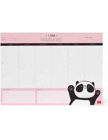 Agenda da scrivania Pantastic Panda Legami, Smart Week - Desk Planner  	Legami 2023 | Libraccio.it