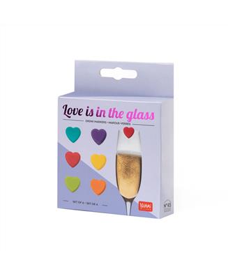 Legami Love In The Glass Segnabicchieri 6pz  Legami 2024 | Libraccio.it