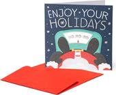 Biglietto auguri Legami christmas greeting cards - 7x7 - santa claus