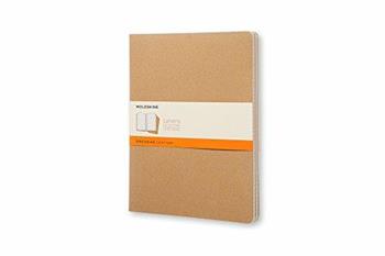 Quaderno Cahier Journal Moleskine XXL a righe beige. Kraft Brown. Set da 3  Moleskine 2017 | Libraccio.it
