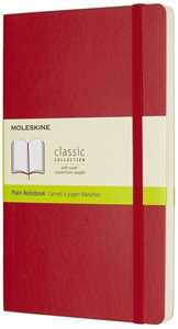 Image of Taccuino Moleskine large a pagine bianche copertina morbida rosso...