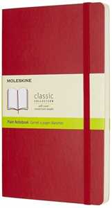 Taccuino Moleskine large a pagine bianche copertina morbida rosso...