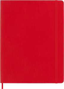 Taccuino Moleskine XL a pagine bianche copertina morbida rosso. S...