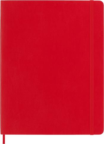 Taccuino Moleskine XL a pagine bianche copertina morbida rosso. Scarlet Red  Moleskine 2017 | Libraccio.it