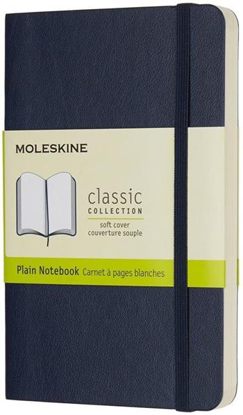 Taccuino Moleskine pocket a pagine bianche copertina morbida blu. Sapphire Blue  Moleskine 2017 | Libraccio.it