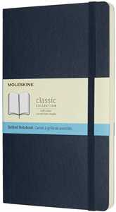 Taccuino Moleskine large puntinato copertina morbida blu. Sapphir...