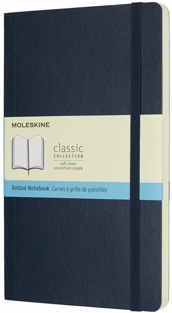 Taccuino Moleskine large puntinato copertina morbida blu. Sapphire Blue  Moleskine 2017 | Libraccio.it