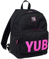 Zaino scuola Monoscomp Yub Urban Fluo, Fluo Fuxia - 30,5 x 42 x 14 cm