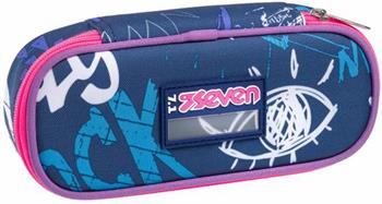 Bustina Astuccio Round Plus Seven Rock On Girl, Twilight Blue - 23 x 10 x 5,5 cm  Seven 2022 | Libraccio.it