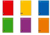 Quaderno A4 Maxi 96/100 Colour Code Rainbow Colorful, 5 M - Quadretti grandi 5 mm 21 x 30 cm