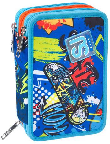 Astuccio 3 Zip Sj Gang Trickyled Boy, Red Orange  Sj Gang 2024 | Libraccio.it