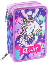 Astuccio 3 Zip Sj Gang Sj Ever Oneunicorn Girl, Cactus Flower