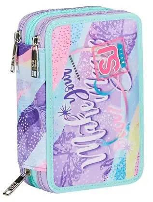 Astuccio 3 Zip Sj Gang Rhythmicsoul, Beach Green  Sj Gang 2024 | Libraccio.it