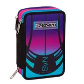 Astuccio 3 Zip Seven Nuanced, 12,5 x 20 x 7 cm