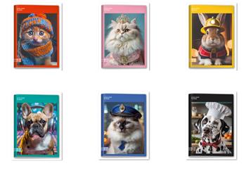 Quaderno A4 Maxi 96/100 Colour Code Animal Snapshot - 1R a righe, 20.7 x 29.7 cm  Colour Code 2025 | Libraccio.it