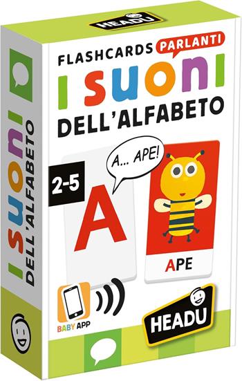 Headu - Flashcards Parlanti i Suoni dell'Alfabeto, Con il Metodo Fonetico Interattivo, Un Gioco Educativo dai 2 ai 4 anni  Headu 2025 | Libraccio.it