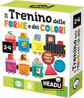 HEADU - Trenino delle Forme e dei Colori - Associa, Incastra e Gioca! - Un Gioco Educativo per Bambini dai 2 ai 4 anni