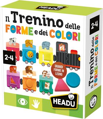 HEADU - Trenino delle Forme e dei Colori - Associa, Incastra e Gioca! - Un Gioco Educativo per Bambini dai 2 ai 4 anni  Headu 2025 | Libraccio.it