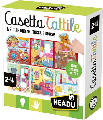 HEADU - Casetta Tattile - Metti in Ordine, Tocca e Gioca! - Un Gioco Educativo per Bambini dai 2 ai 4 Anni  Headu 2025 | Libraccio.it