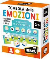Headu - Tombola delle Emozioni, Costruisci la Storia e Gioca! Un Gioco Educativo per Bambini dai 3 ai 6 anni, Made in Italy