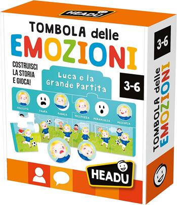 Headu - Tombola delle Emozioni, Costruisci la Storia e Gioca! Un Gioco Educativo per Bambini dai 3 ai 6 anni, Made in Italy  Headu 2025 | Libraccio.it