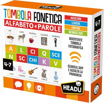 Tombola Fonetica Alfabeto e Parole  Headu 2025 | Libraccio.it
