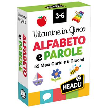 Carte Vitamine in Gioco Alfabeto e Parole  Headu 2026 | Libraccio.it