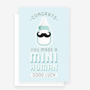 Biglietto Auguri 11.5x17cm Mini Human Boy  Legami 2023 | Libraccio.it