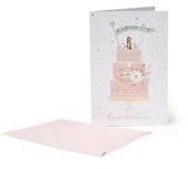 Biglietto auguri Insoliti Torta Matrimoniale Legami, Unusual Greeting Cards Wedding Cake - 11,50 x 17 cm