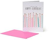 Biglietto auguri Felicit&#224; - Candele Legami, Happiness Greeting Cards, HB Candles - 11,50 x 17 cm