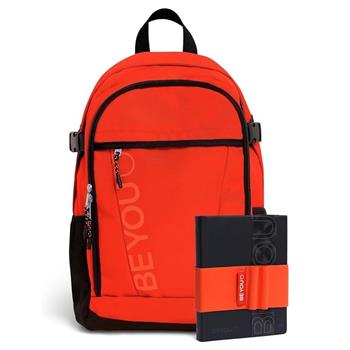 Beyou 25 Zaino + Diario + Fascia Portapenna Color Coral, Be9Zk200  BEYOU 2025 | Libraccio.it