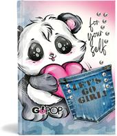 Diario scolastico 12 mesi datato (settembre 2026-Agosto 2027) GoPop Girl Pandamour