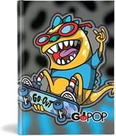 Diario scolastico 12 mesi datato (settembre 2026-Agosto 2027) GoPop Boy Monster Skater
