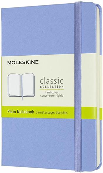 Taccuino Moleskine a pagine bianche Pocket copertina rigida Hydrangea. Blu  Moleskine 2020 | Libraccio.it