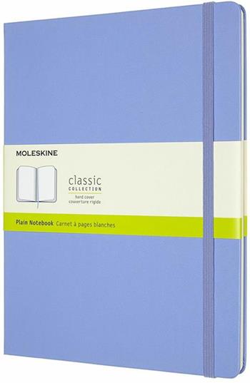 Taccuino Moleskine a pagine bianche X-Large copertina rigida Hydrangea. Blu  Moleskine 2020 | Libraccio.it
