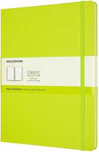 Taccuino Moleskine a pagine bianche X-Large copertina rigida Lemo...