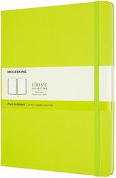 Taccuino Moleskine a pagine bianche X-Large copertina rigida Lemon. Verde