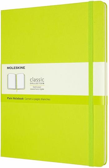 Taccuino Moleskine a pagine bianche X-Large copertina rigida Lemon. Verde  Moleskine 2020 | Libraccio.it